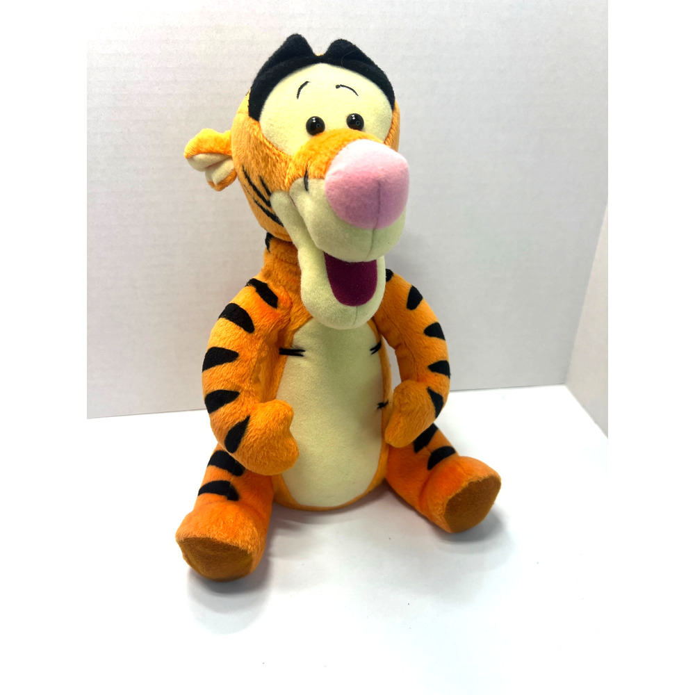 Disney Pooh CHAT PAL TIGGER Plush - Mattel 1999, Talks & Moves His Head